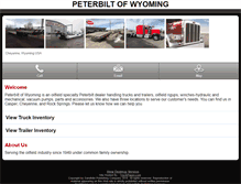 Tablet Screenshot of m.peterbiltofwyoming.com